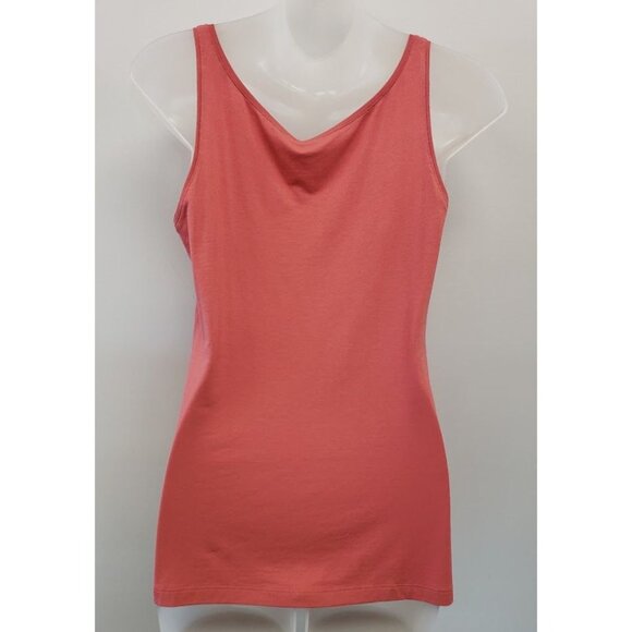 Eileen Fisher Jersey Shell Tank Top Women's XXS Dusty Pink Viscose Sleeveless - Picture 10 of 10